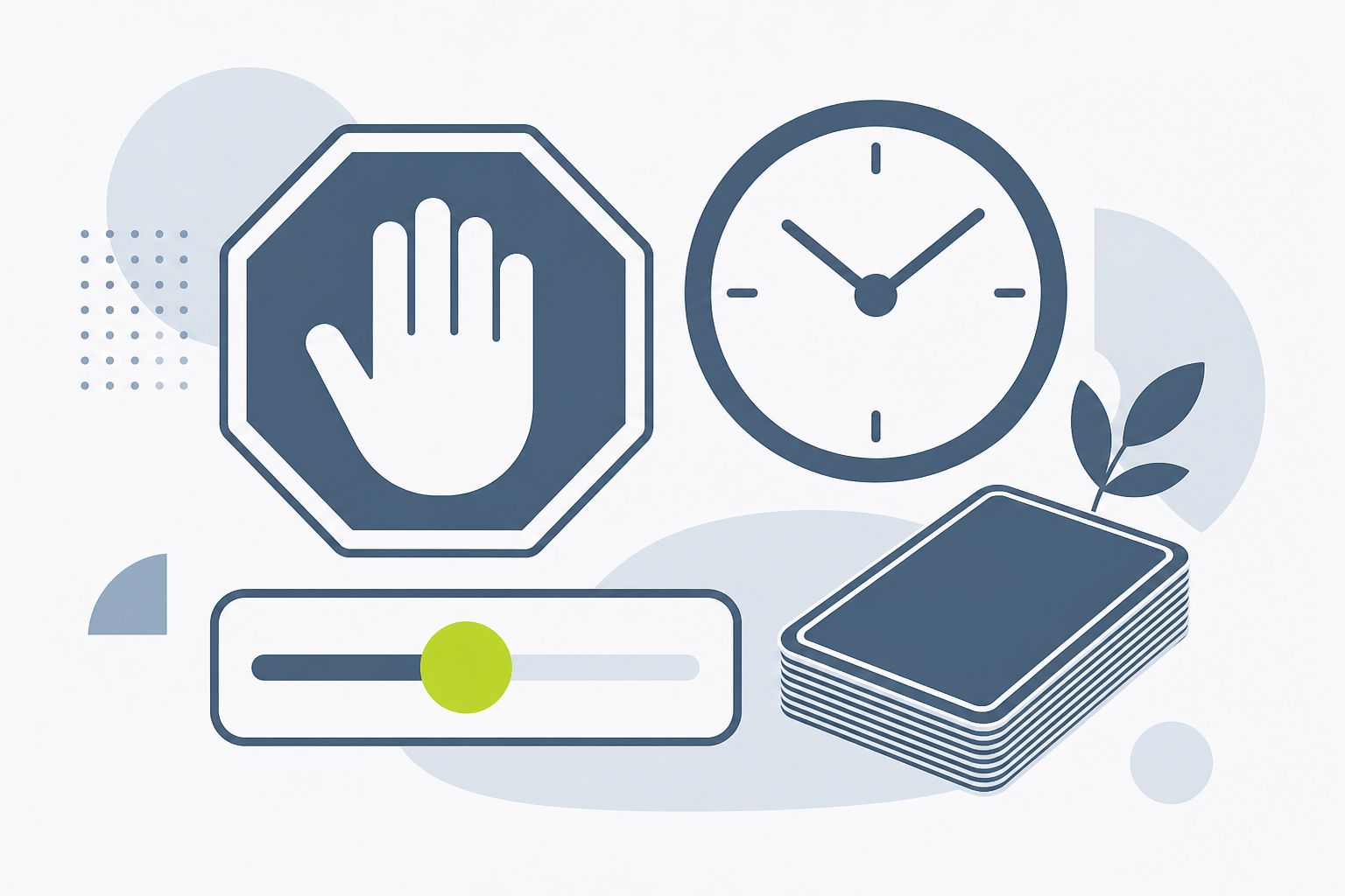 Illustrated safer-play controls